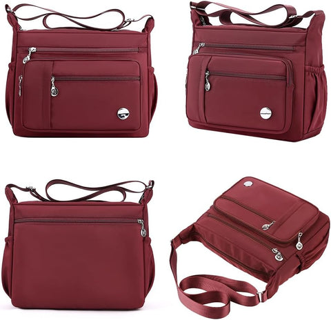 MINTEGRA Women Shoulder Handbag Roomy Multiple Pockets Bag Ladies Crossbody Purse Fashion Tote Top Handle Satchel MINTEGRA