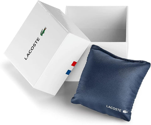 Lacoste.12.12 Men's Quartz Plastic and Silicone Strap Watch, Color: Blue (Model: 2011172) Lacoste