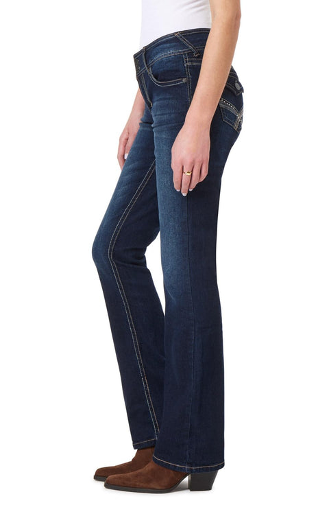 WallFlower Women's InstaStretch Luscious Curvy Bootcut Jeans, Betsy, (13)