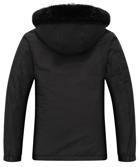 MOERDENG Women's Ski Jacket Waterproof Warm Winter Coat Hooded Snowboarding Jacket Versatile for Hiking & Winter Activities MOERDENG