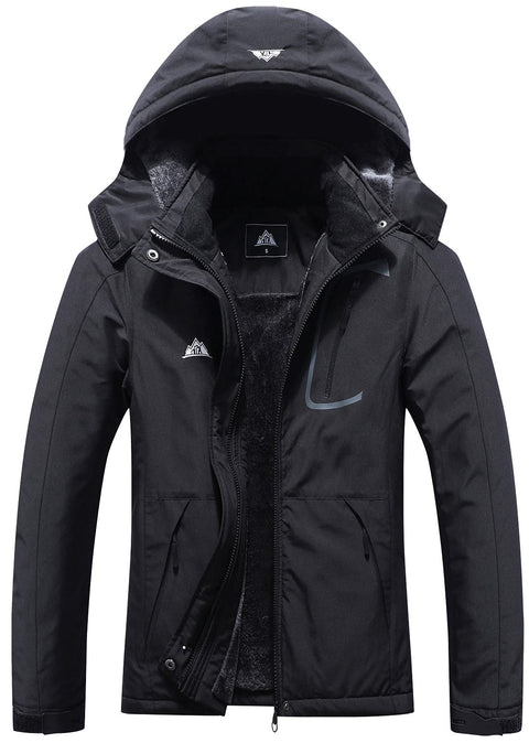 MOERDENG Women's Waterproof Ski Jacket Warm Winter Coat Outdoor Windbreaker Hiking Snowboarding Jacket MOERDENG