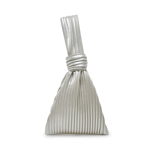 Dolce Vita Carey Metallic Pleated Clutch, Silver Dolce Vita