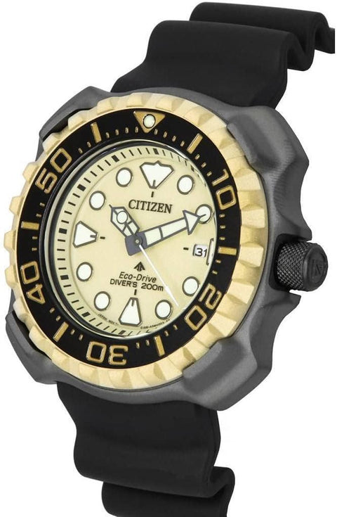 Citizen Eco-Drive Promaster Marine Gold Dial Men's Watch BN0226-10P Citizen