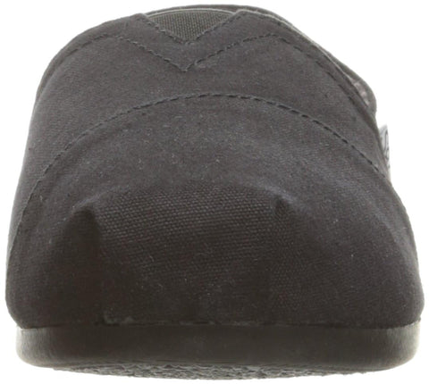 Skechers Women's Bobs Plush-Peace & Love Ballet Flat, Black, 8.5