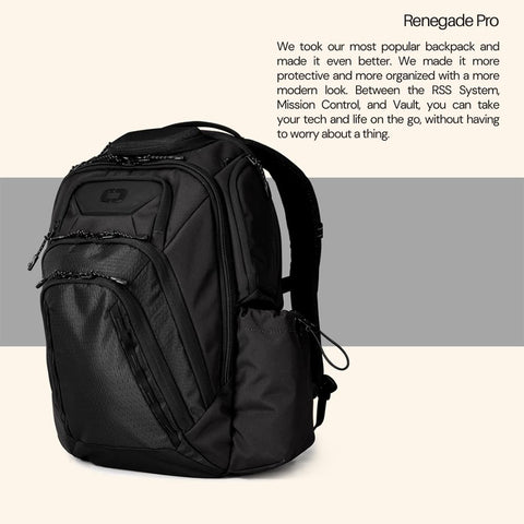 OGIO Renegade PRO Backpack (Renegade Pro, Black)