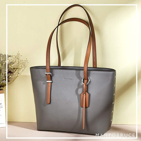 WESTBRONCO Purses For Women Vegan Leather Purses and Handbags Large Ladies Tote Shoulder Bag WESTBRONCO