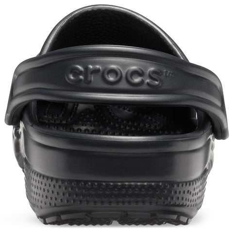Crocs unisex adult Men's and Women's Classic (Neutral Colors) Clog, Black, 8 Women 6 Men US