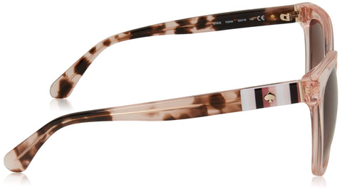 Kate Spade New York Women's Kiya Square Sunglasses, Peach, 53 mm Kate Spade New York