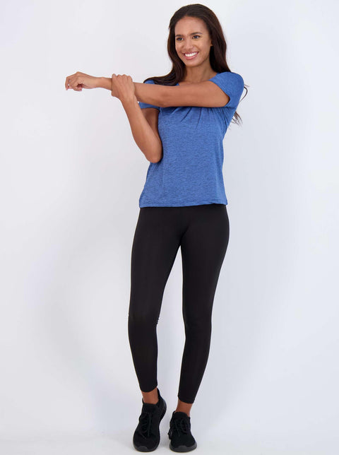 Real Essentials Women's V-Neck Activewear T-Shirt, Quick Dry, 5-Pack XL Real Essentials