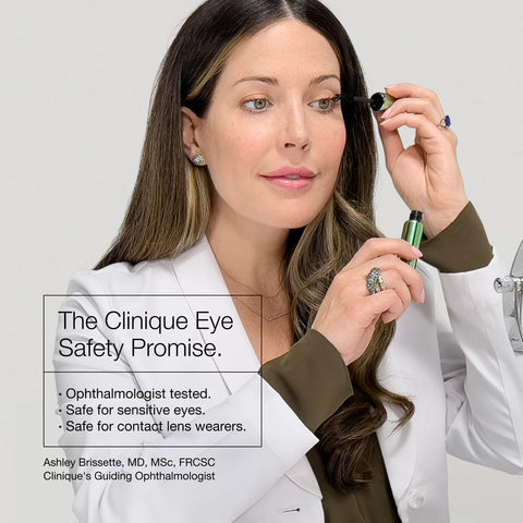 Clinique High Impact Mascara | Volume, Length + Safe For Sensitive Eyes, Black, 0.24 Fl Oz