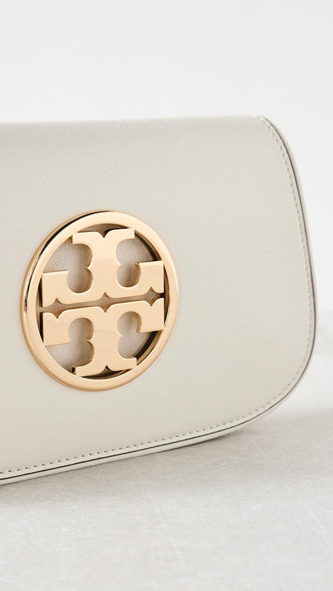 Tory Burch Women's Reva Clutch, New Ivory, Off White, One Size Tory Burch