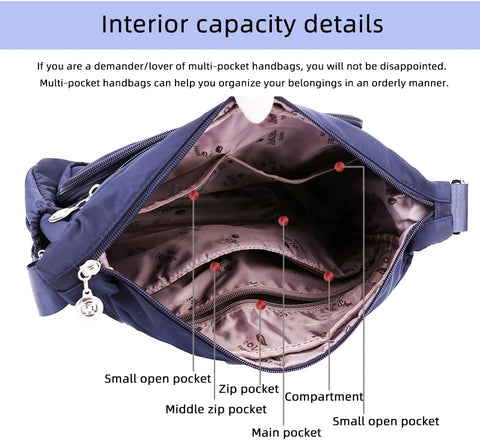 MINTEGRA Women Shoulder Handbag Roomy Multiple Pockets Bag Ladies Crossbody Purse Fashion Tote Top Handle Satchel MINTEGRA
