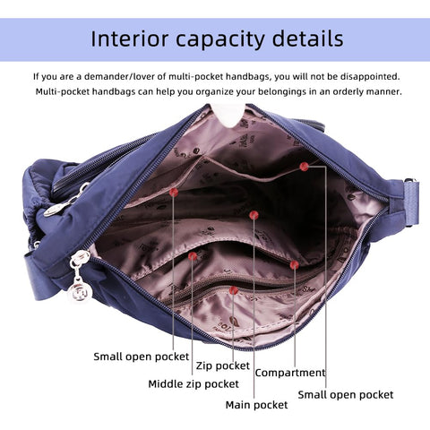 MINTEGRA Women Shoulder Handbag Roomy Multiple Pockets Bag Ladies Crossbody Purse Fashion Tote Top Handle Satchel MINTEGRA