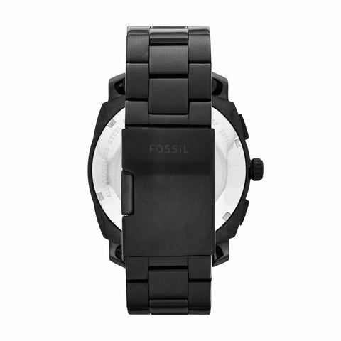 Fossil Machine Chronograph Watch Fs4552ie Black Stainless Steel One Size Fossil