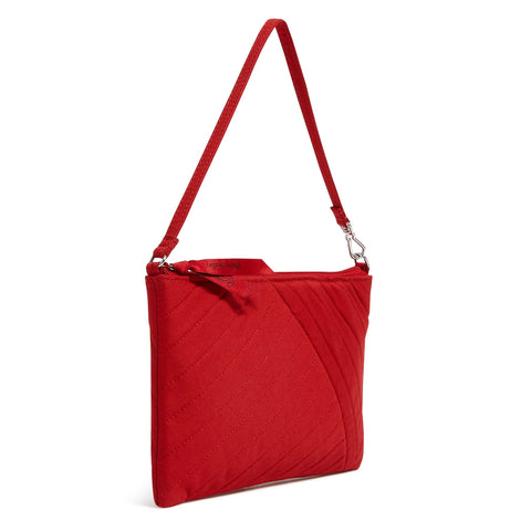 Vera Bradley Women's Cotton Convertible Wristlet With RFID Protection, Cardinal Red, One Size Vera Bradley