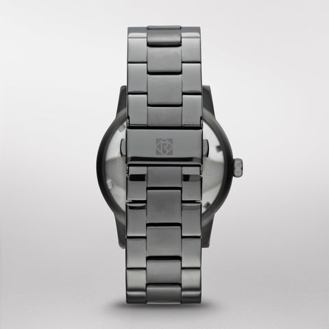 Relic by Fossil Men's Payton Three-Hand Date Gunmetal Gray Stainless Steel Bracelet Watch (Model: ZR11998) Relic by Fossil