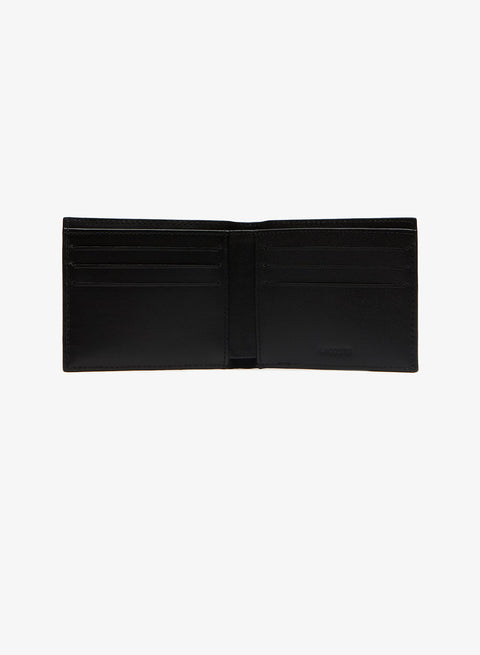 Lacoste Men's Fitzgerald Small Billfold Wallet, Black, One Size Lacoste