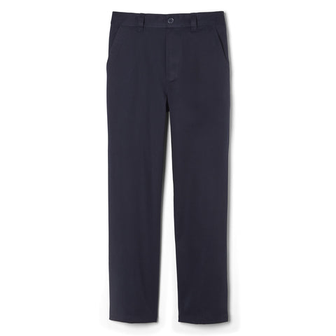 French Toast Boys Pull-on Relaxed Fit School Uniform Pant (Standard & Husky), Navy, 10