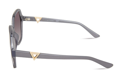 GUESS Women's Trendy Geometric Square Sunglasses, Grey, 57mm GUESS