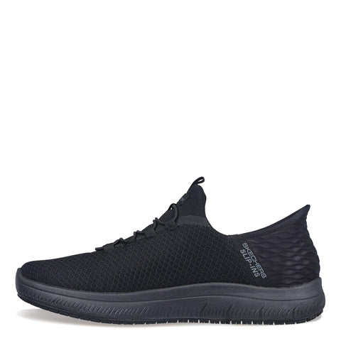 Skechers Men's Summits Colsin Sr Hands Free Slip-Ins Sneaker, Black, 10.5 Wide