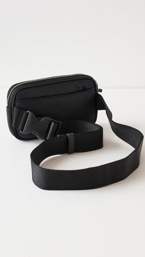 Tory Burch Women's Virginia Belt Bag, Black, One Size Tory Burch