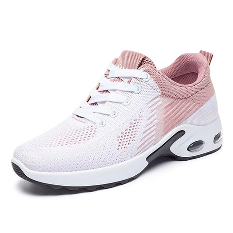 Padgene Womens Sneakers Air Cushion Running Shoes Lightweight Tennis Walking Shoes Mesh Breathable Gym Work Fashion Sneakers Athletic Comfortable Casual