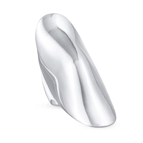 Geometric Unique Fashion Statement Full Finger Ring For Women For Teen .925 Sterling Silver Bling Jewelry