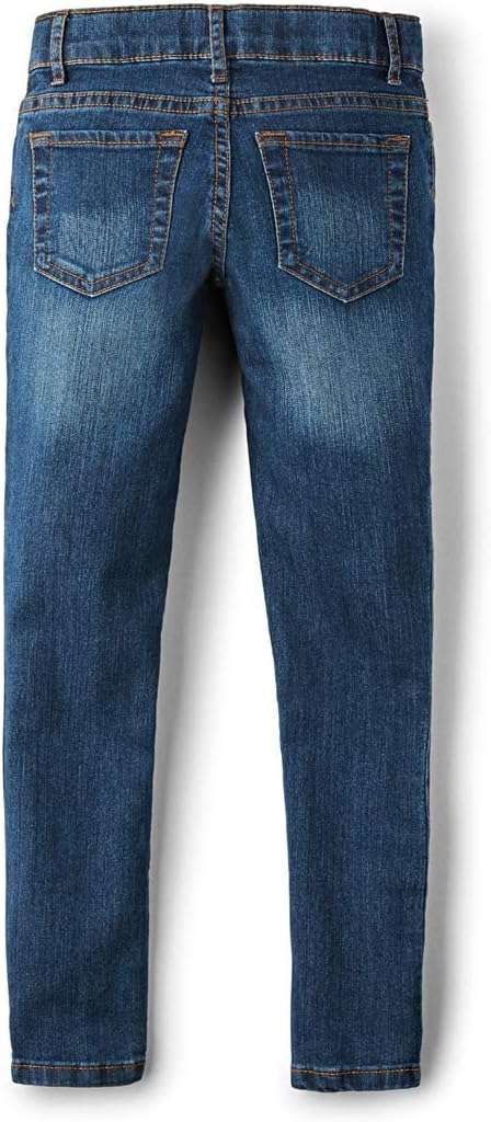 The Children's Place Girls Super Skinny Jeans,Victory Blue Wash Single,10