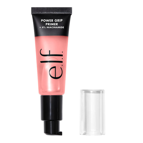e.l.f. Power Grip Primer + 4% Niacinamide, Gel-Based & Hydrating Face Primer, Evens Skin & Brightens, Grips Makeup, Vegan & Cruelty-Free, 0.8 Fl Oz e.l.f.