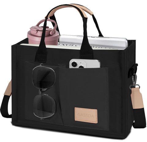 Tote Bags for Women Canvas Tote Purse Crossbody Bags with Pockets Top Handle Shoulder Handbags Satchel Bags for Women