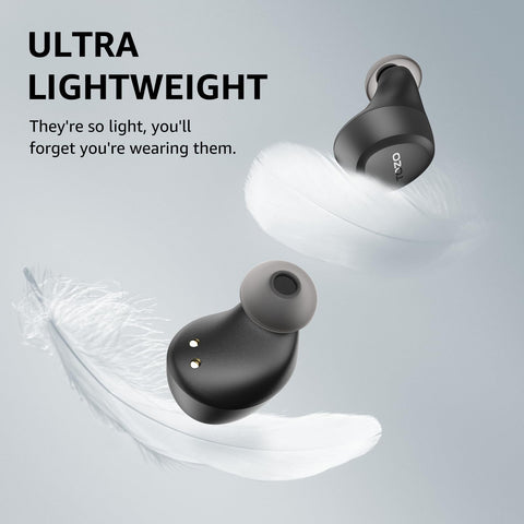 TOZO A1 Wireless Earbuds Bluetooth 5.3 Light Weight in Ear IPX5 Waterproof Headphones 2 Mic for AI Calls, Immersive Premium Sound Bass Headset with Charging Case, 32 Presets EQ Customization via App TOZO