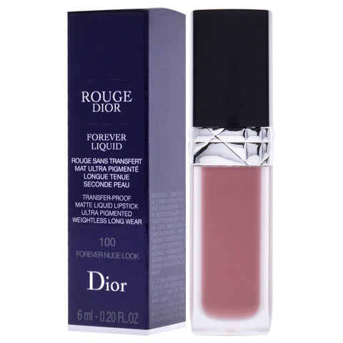 Christian Dior Rouge Dior Forever Liquid Matte - 100 Forever Nude Look Lipstick Women 0.2 oz Dior