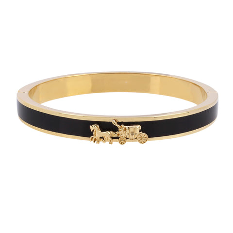 Coach Women's Signature Enamel Bangle Bracelet Coach