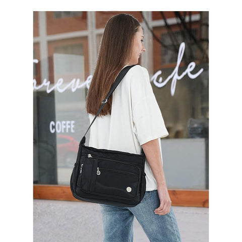 MINTEGRA Women Shoulder Handbag Roomy Multiple Pockets Bag Ladies Crossbody Purse Fashion Tote Top Handle Satchel MINTEGRA