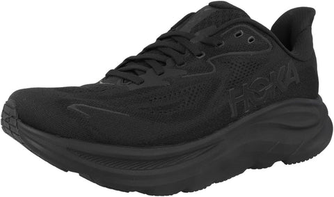 Hoka Men's Clifton 10 Sneaker, Black/Black, 11