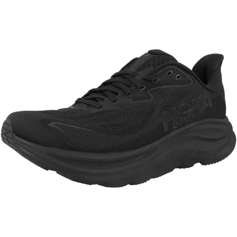 Hoka Men's Clifton 10 Sneaker, Black/Black, 11