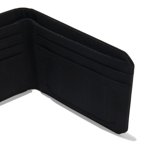 Carhartt Men's Bifold and Passcase, Durable Billfold Wallets, Available in Leather and Canvas Styles, Nylon Duck (Black), One Size Carhartt