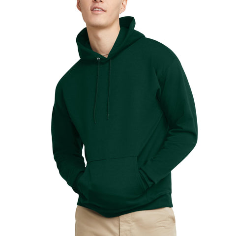 Hanes mens Pullover Ecosmart Hooded athletic sweatshirts, Deep Forest, 3X-Large US