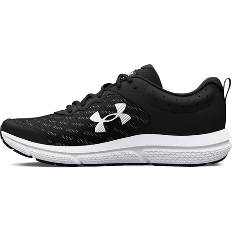 Under Armour Men's Charged Assert 10, (001) Black/Black/White, 11, US