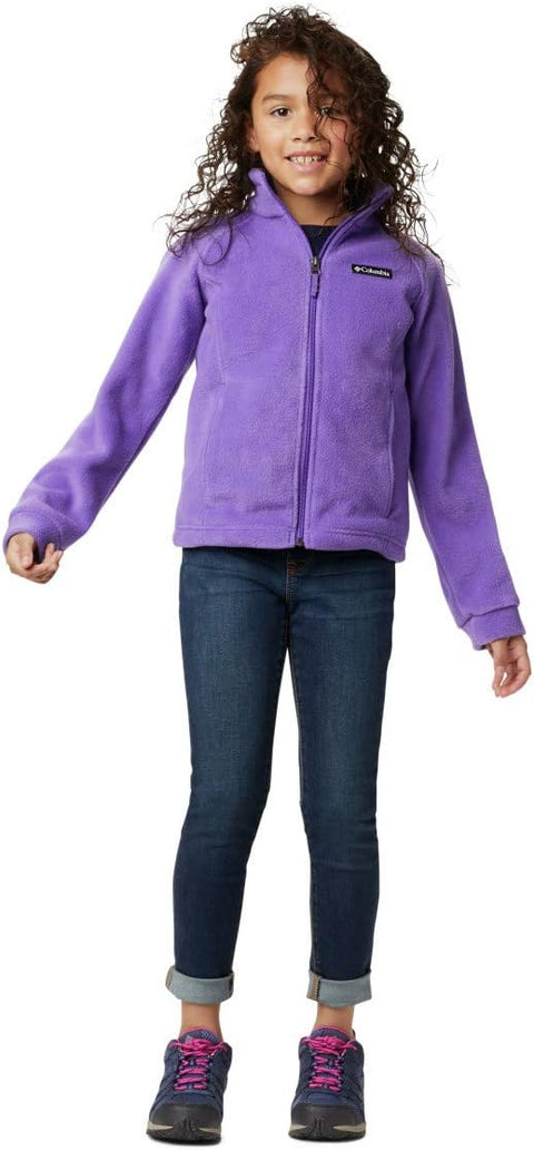 Columbia Baby Girls Benton Springs Fleece Jacket, Grape Gum, Small