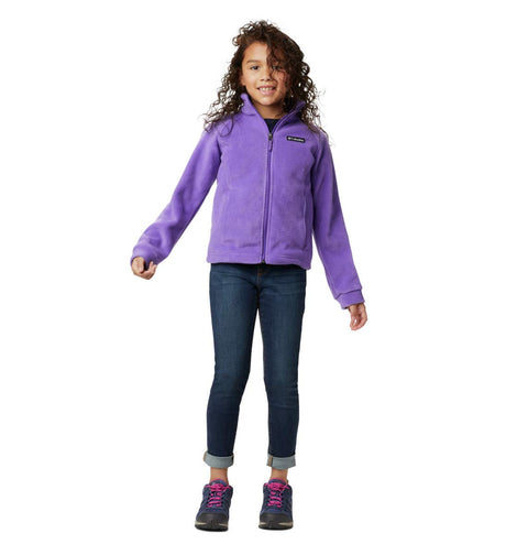 Columbia Baby Girls Benton Springs Fleece Jacket, Grape Gum, Small