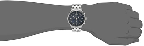 Citizen Men's Classic Corso Eco-Drive Watch, Chronograph, 12/24 Hour Time, Date, Sapphire Crystal, Stainless/ Blue Dial Citizen