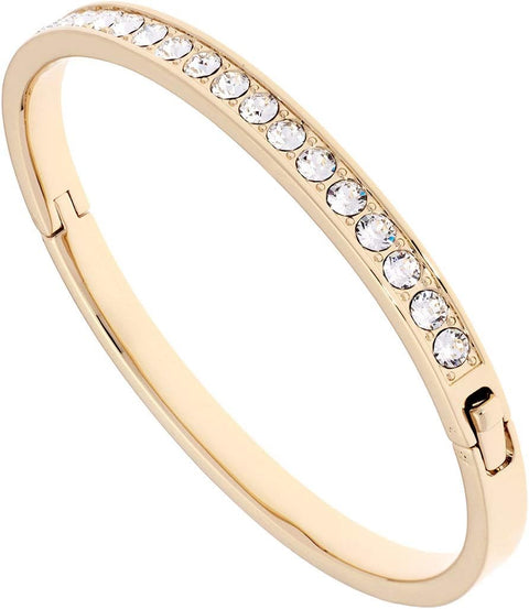 Ted Baker London Clemara Hinge Crystal Bangle Bracelet for Women (Gold Tone) Ted Baker