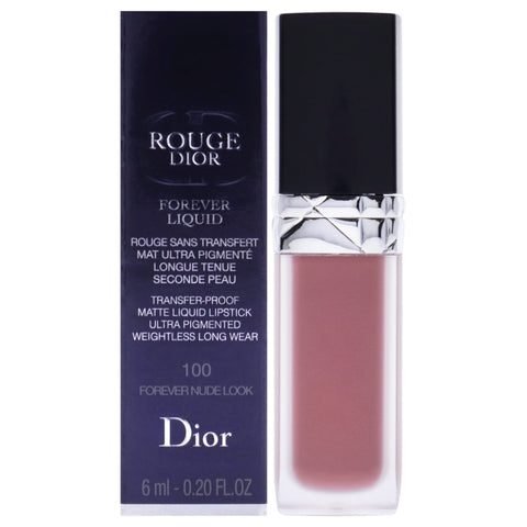 Christian Dior Rouge Dior Forever Liquid Matte - 100 Forever Nude Look Lipstick Women 0.2 oz Dior