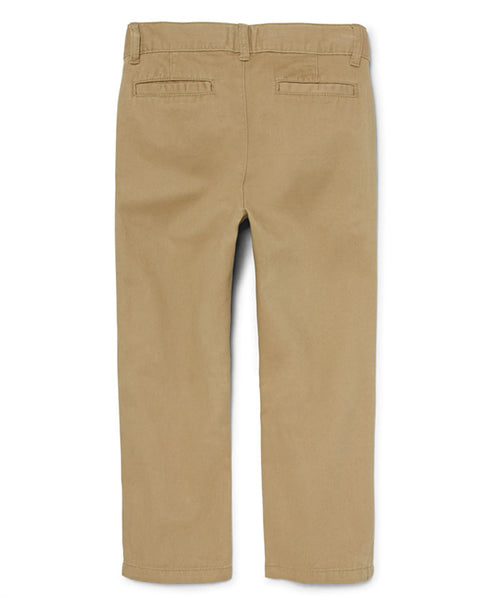 The Children's Place Boys Stretch Chino Pants,Flax 2 Pack,6