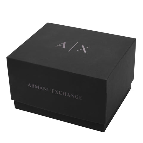 A｜X ARMANI EXCHANGE Women's Rose Gold-Tone Stainless Steel Mesh Watch and Bracelet Gift Set (Model: AX7121) Armani Exchange