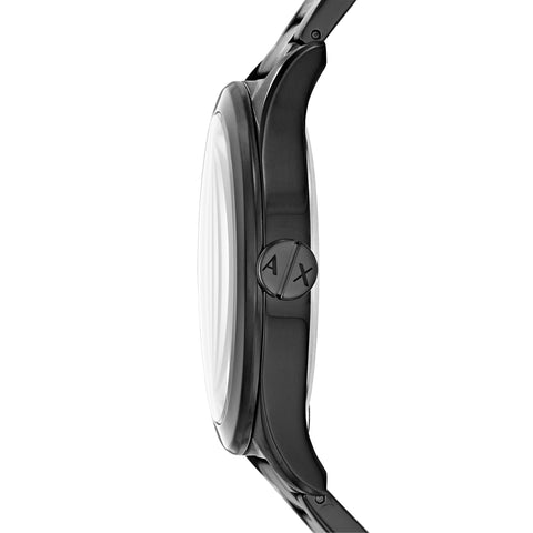 A｜X ARMANI EXCHANGE Men's Black Stainless Steel Watch & Bracelet Gift Set (Model: AX7102) A｜X ARMANI EXCHANGE