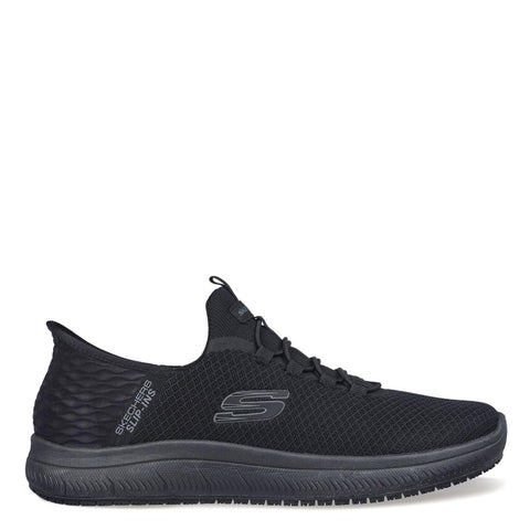 Skechers Men's Summits Colsin Sr Hands Free Slip-Ins Sneaker, Black, 10.5 Wide