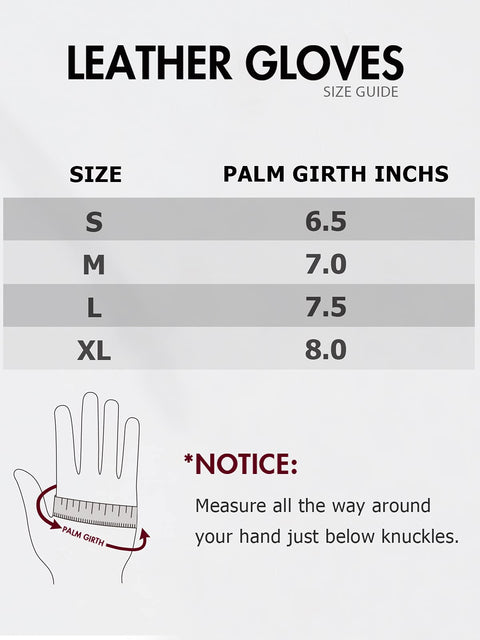 Vislivin Full-Hand Womens Touch screen Gloves Genuine Leather Gloves Warm Winter Texting Driving Glove Gray L Vislivin