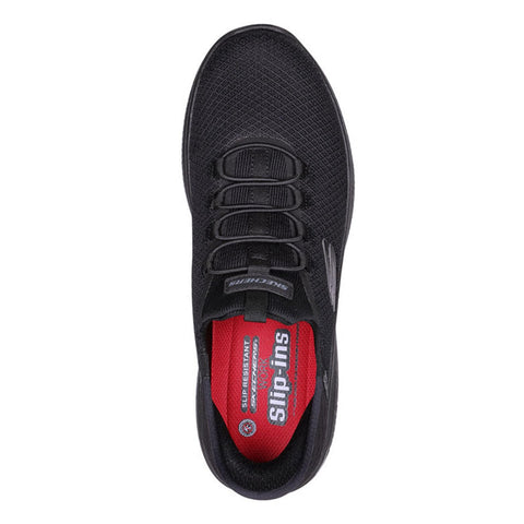 Skechers Men's Summits Colsin Sr Hands Free Slip-Ins Sneaker, Black, 10.5 Wide